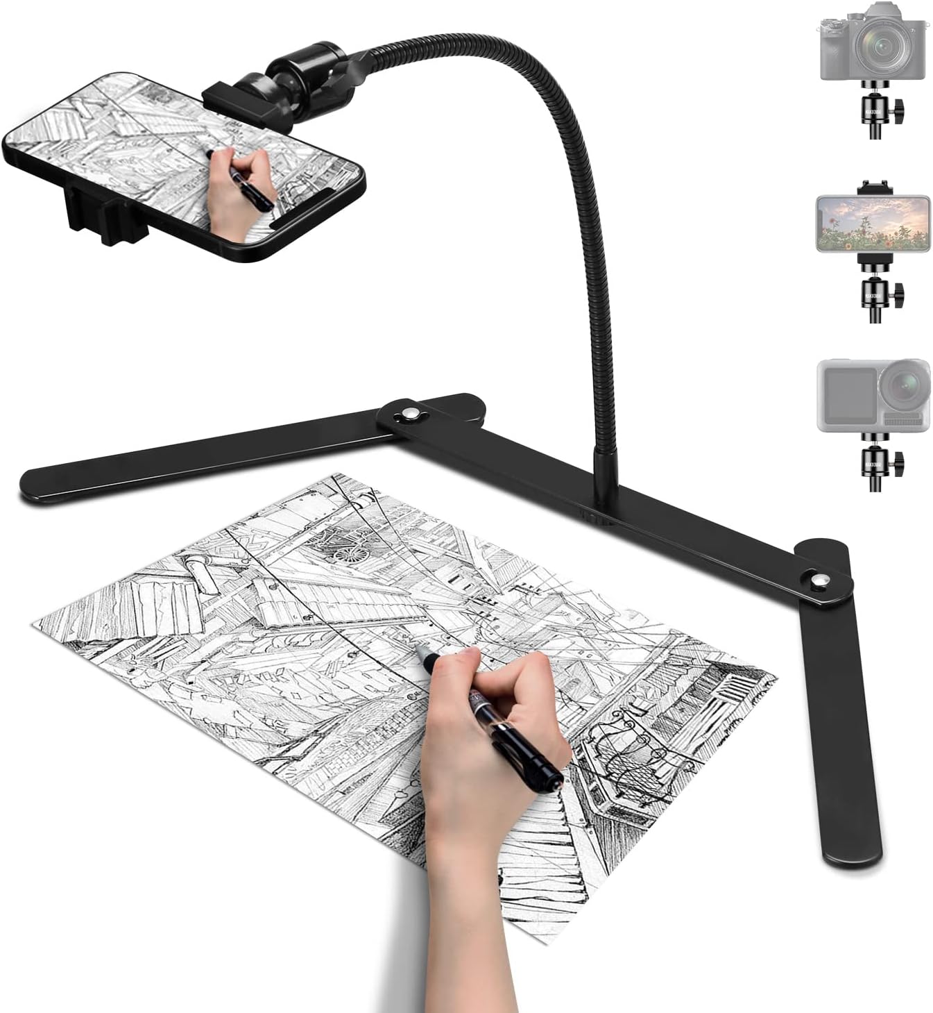 手機支架 錄音 手機三腳架 可調節堅固