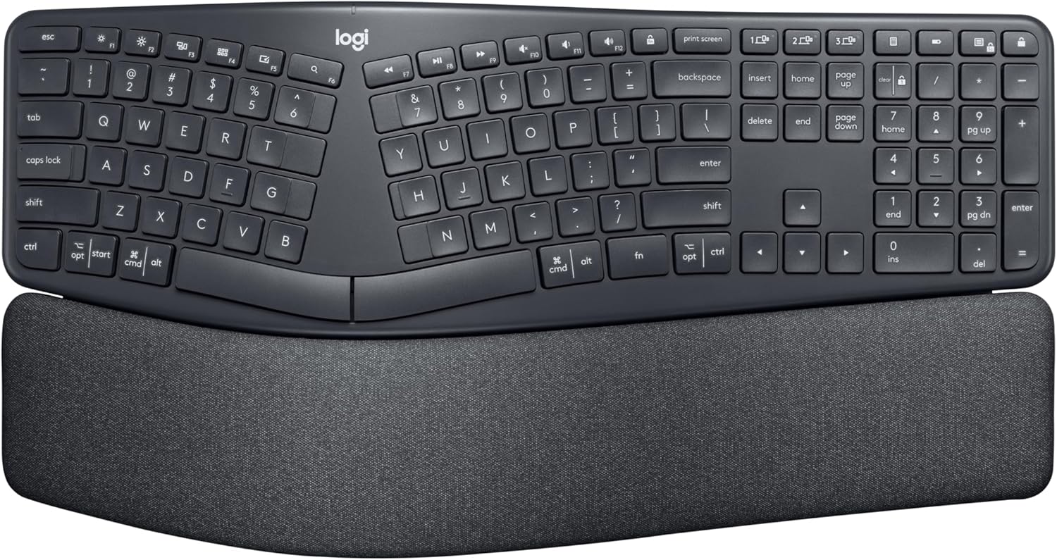 Logitech 羅技 Ergo K860 無線人體工學鍵盤