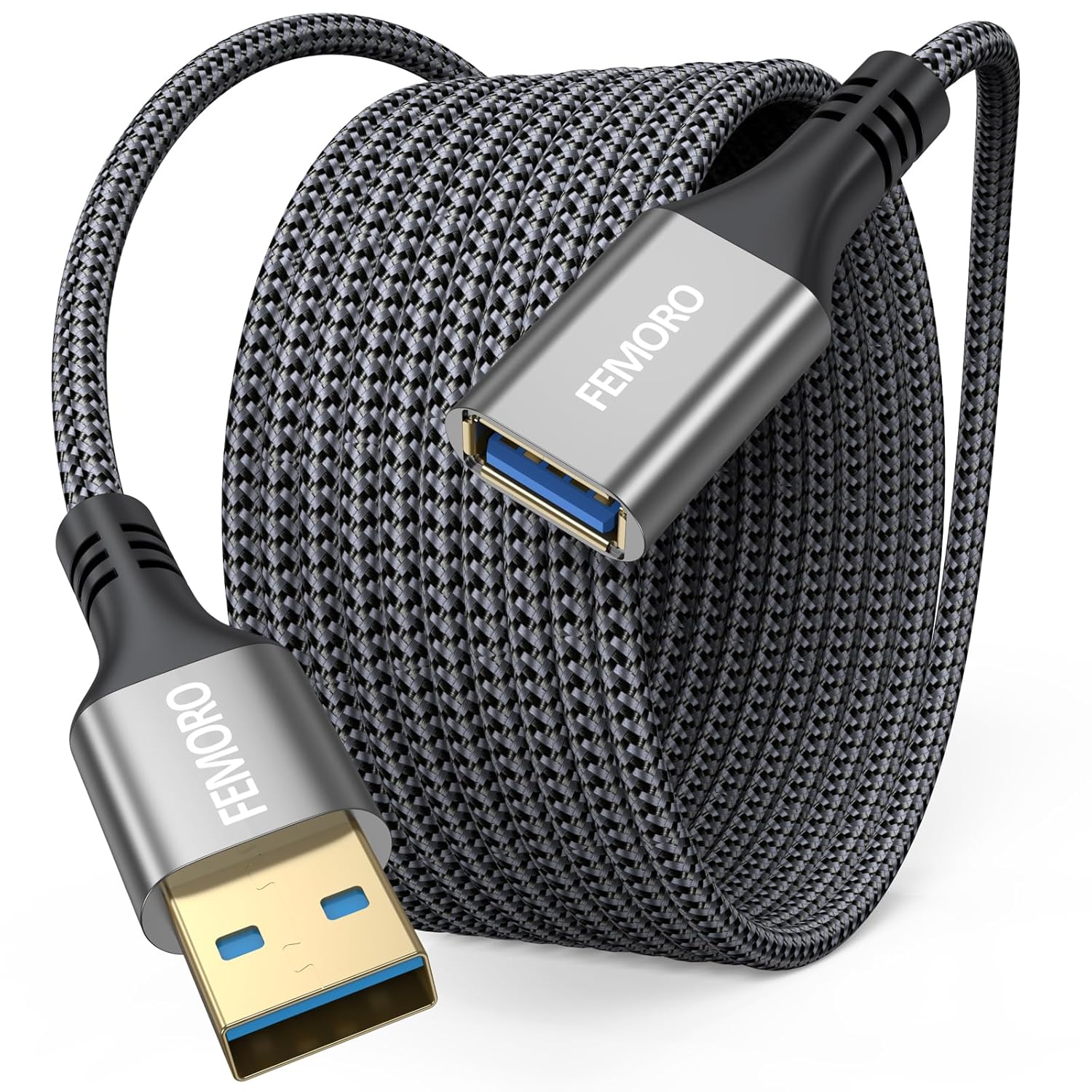 USB 延長線 15 英尺(約 4.6 公尺)長 USB Type A 3.0 延長器